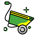 Wheelbarrow icon